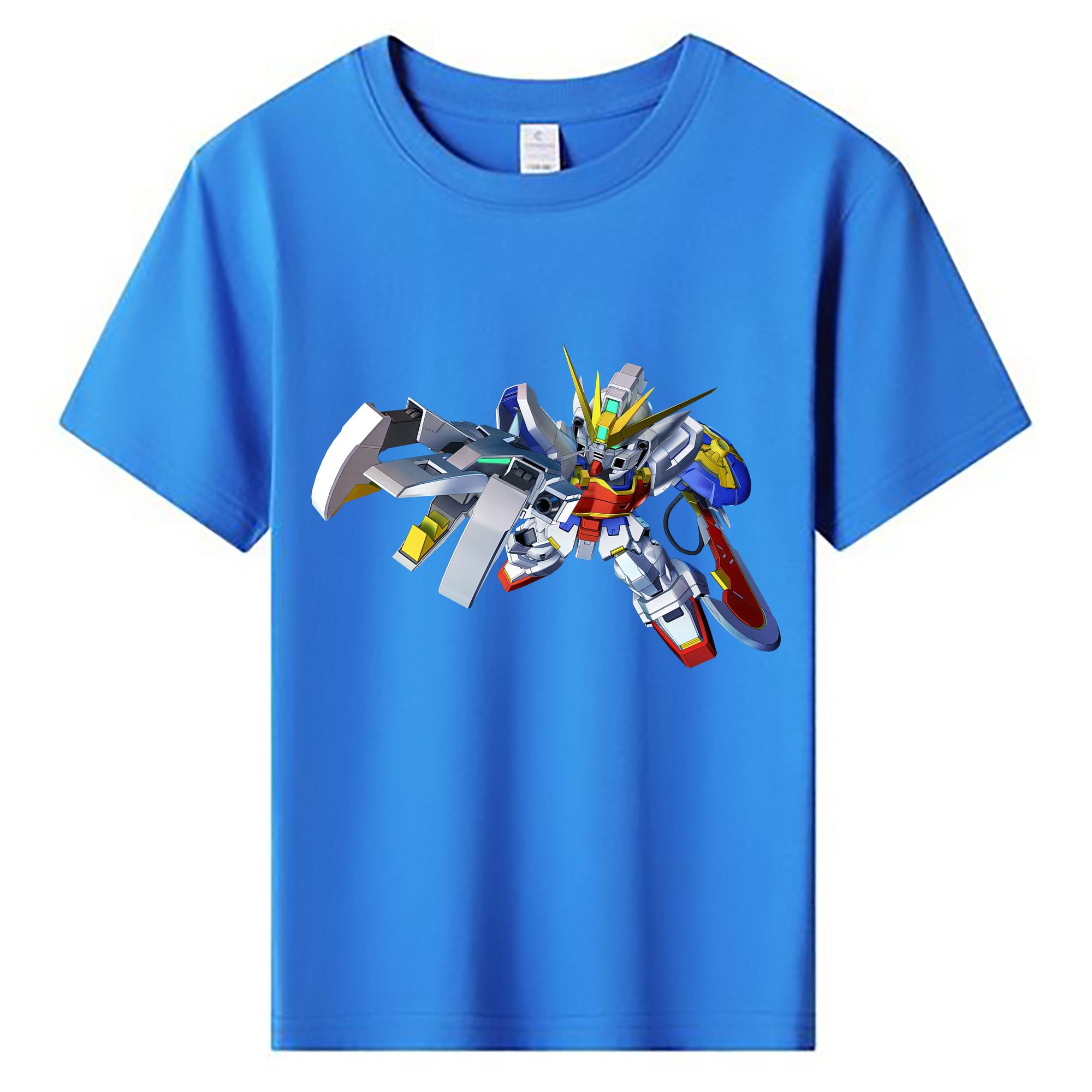 （画像用） 機動戦士ガンダム Mobile Suit Gundam 綿100％キッズTシャツ（フロントプリント）